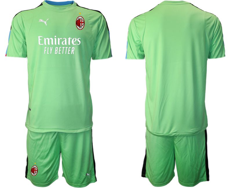 Men 2020-2021 club AC milan fruit green goalkeeper Soccer Jerseys